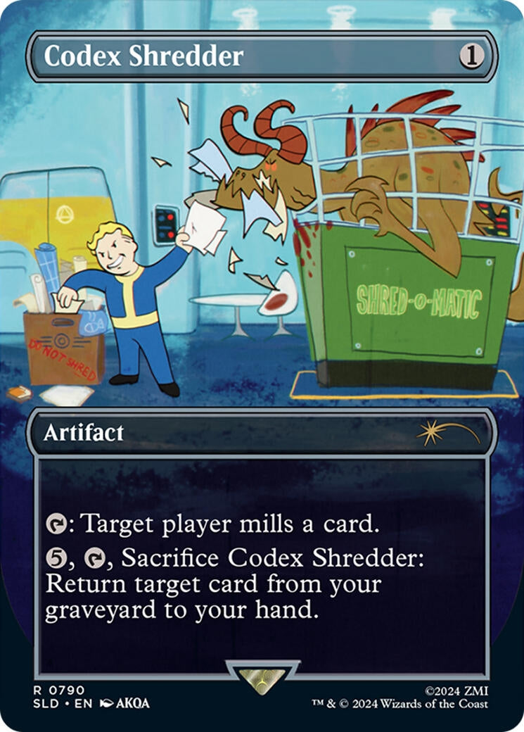 Image for Codex Shredder (Rainbow Foil) (790) (Secret Lair Drop Series) - Magic: The Gathering