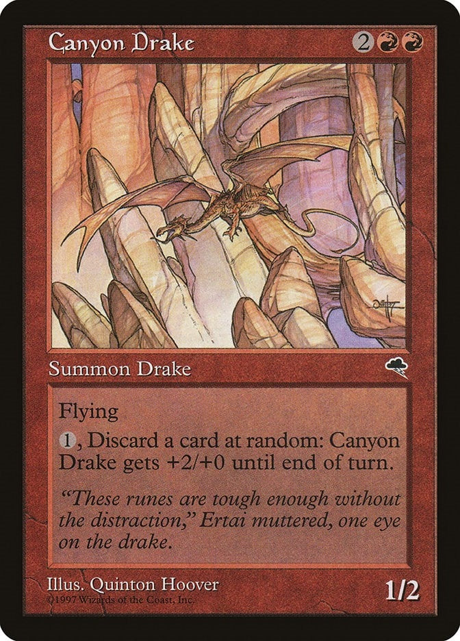 Image for Canyon Drake (166) (Tempest) - Magic: The Gathering