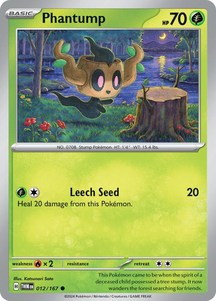 Image for Phantump (012/167) (TWM) - Pokemon