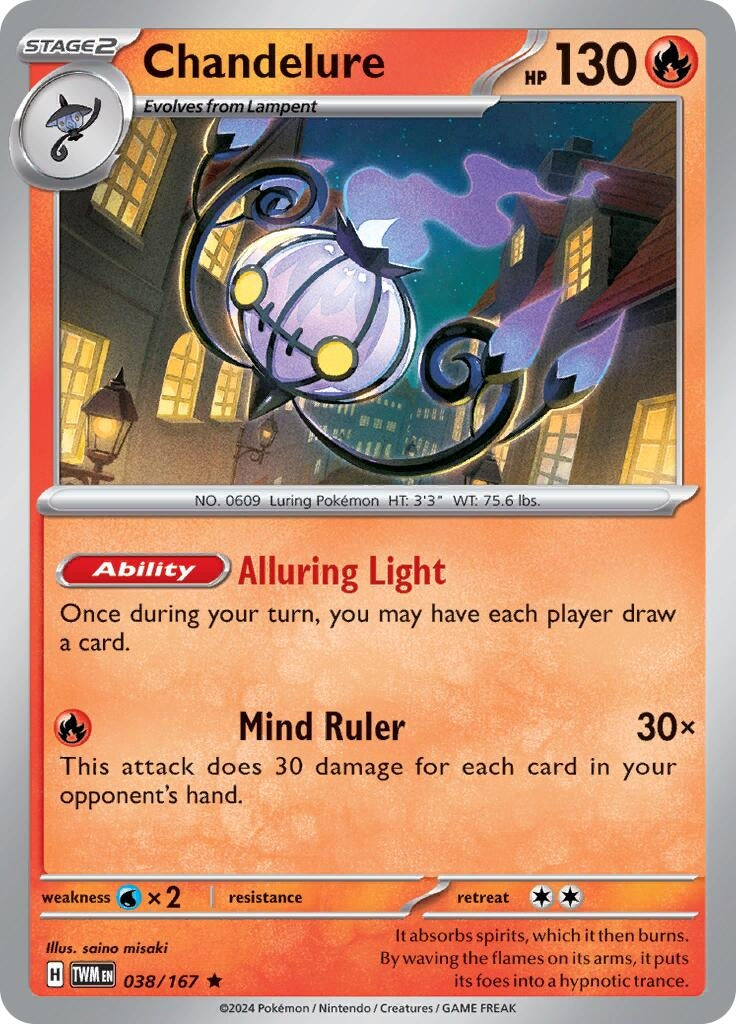 Image for Chandelure (038/167) (TWM) - Pokemon