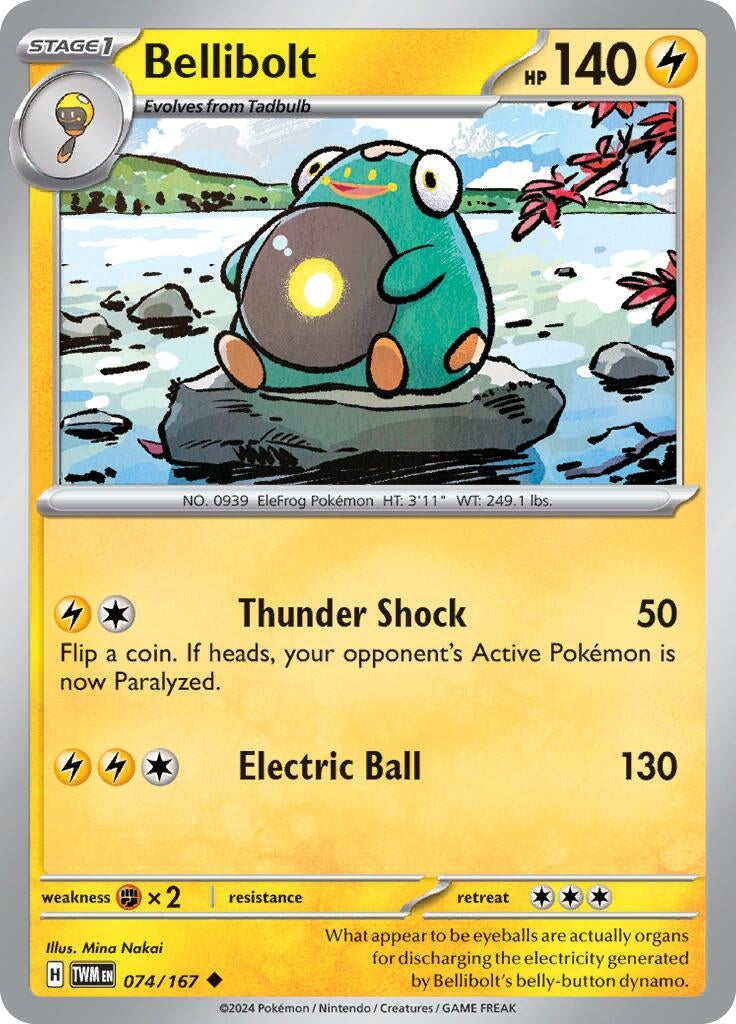 Image for Bellibolt (074/167) (TWM) - Pokemon
