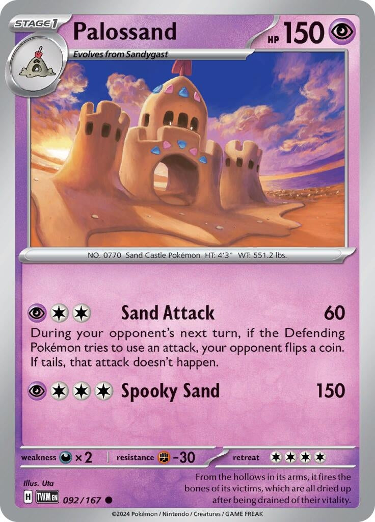 Image for Palossand (092/167) (TWM) - Pokemon