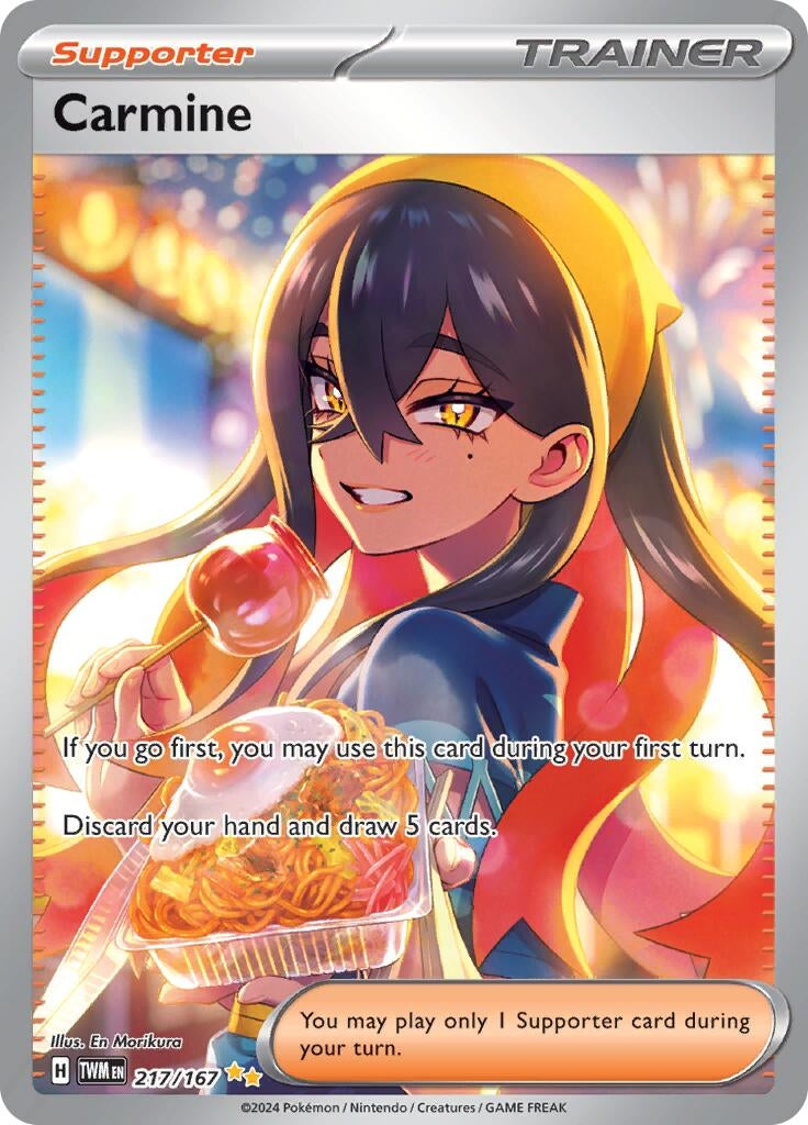 Image for Carmine (217/167) (TWM) - Pokemon