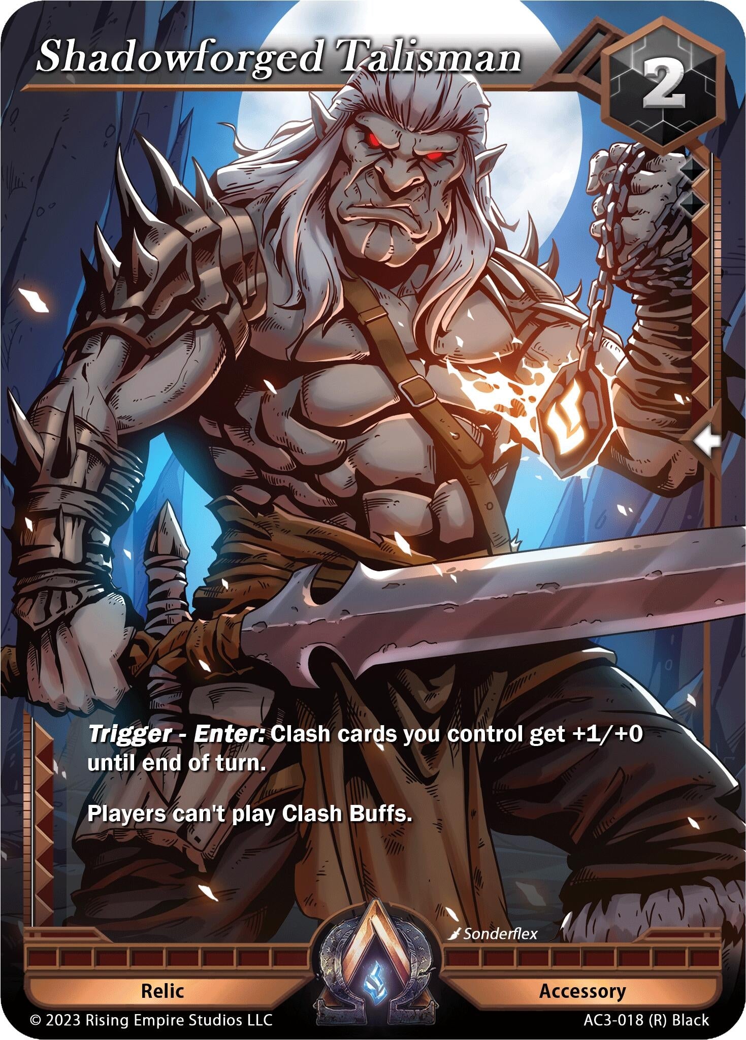 Image for Shadowforged Talisman (AC3-018) (Unrivaled) - Alpha Clash