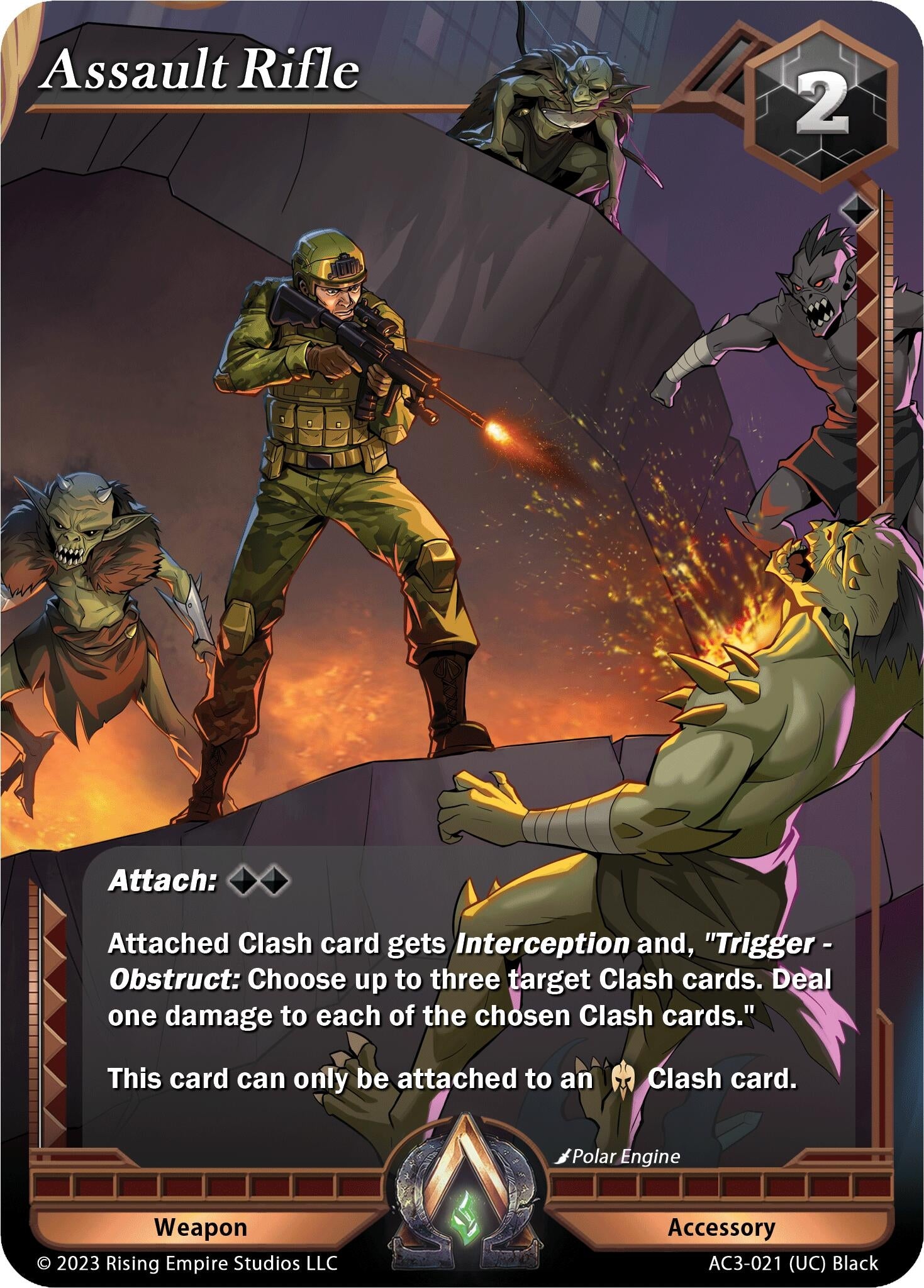 Image for Assault Rifle (AC3-021) (Unrivaled) - Alpha Clash