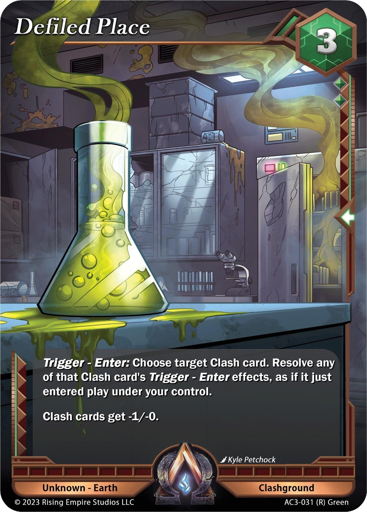 Image for Defiled Place (AC3-031) (Unrivaled) - Alpha Clash