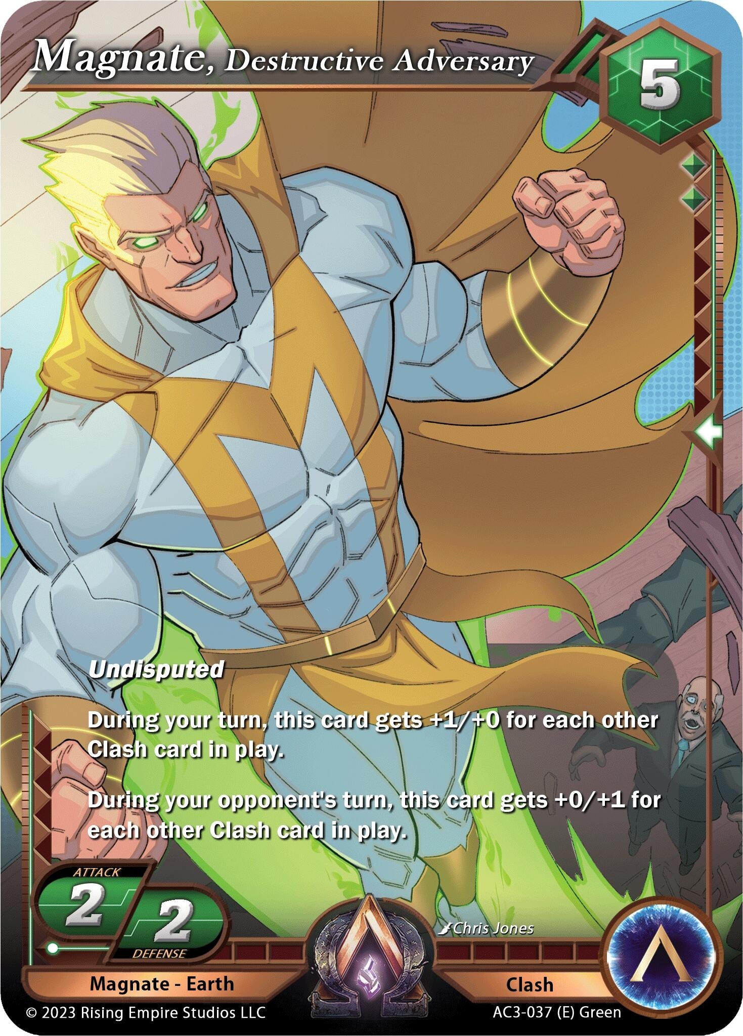 Image for Magnate, Destructive Adversary (AC3-037) (Unrivaled) - Alpha Clash