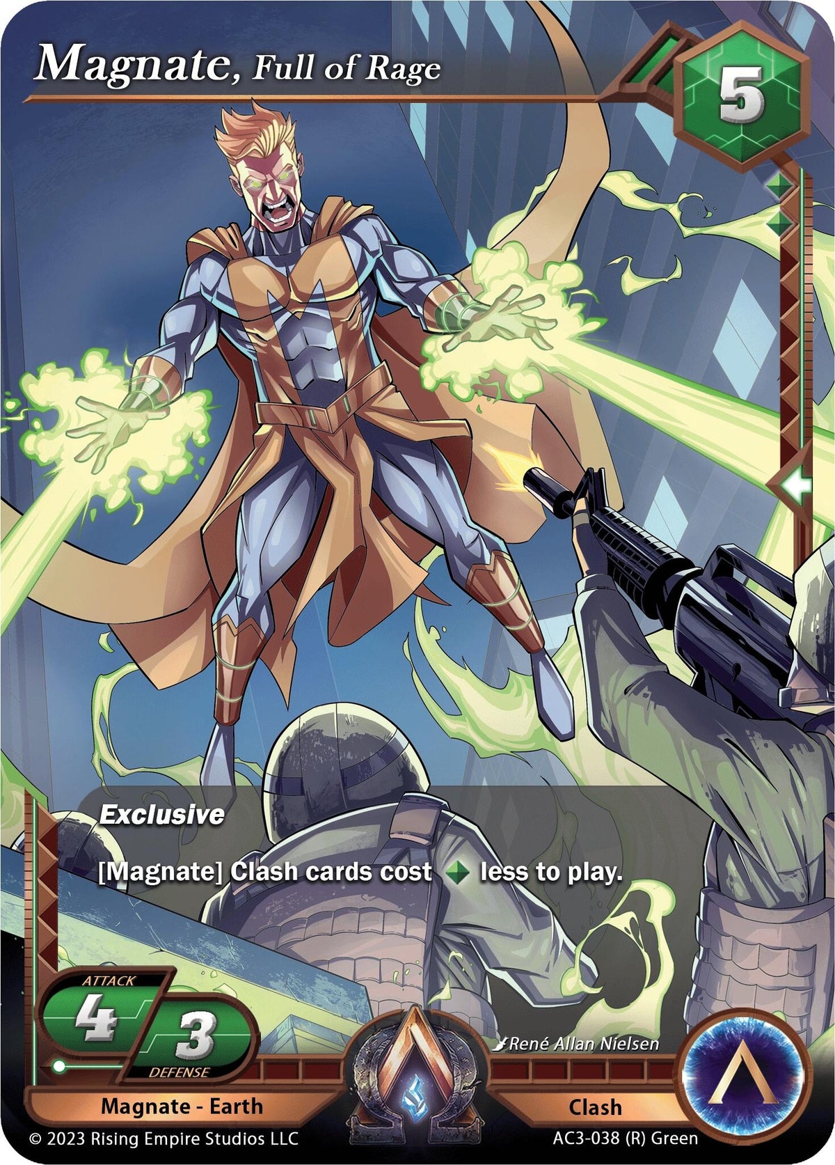 Image for Magnate, Full of Rage (AC3-038) (Unrivaled) - Alpha Clash