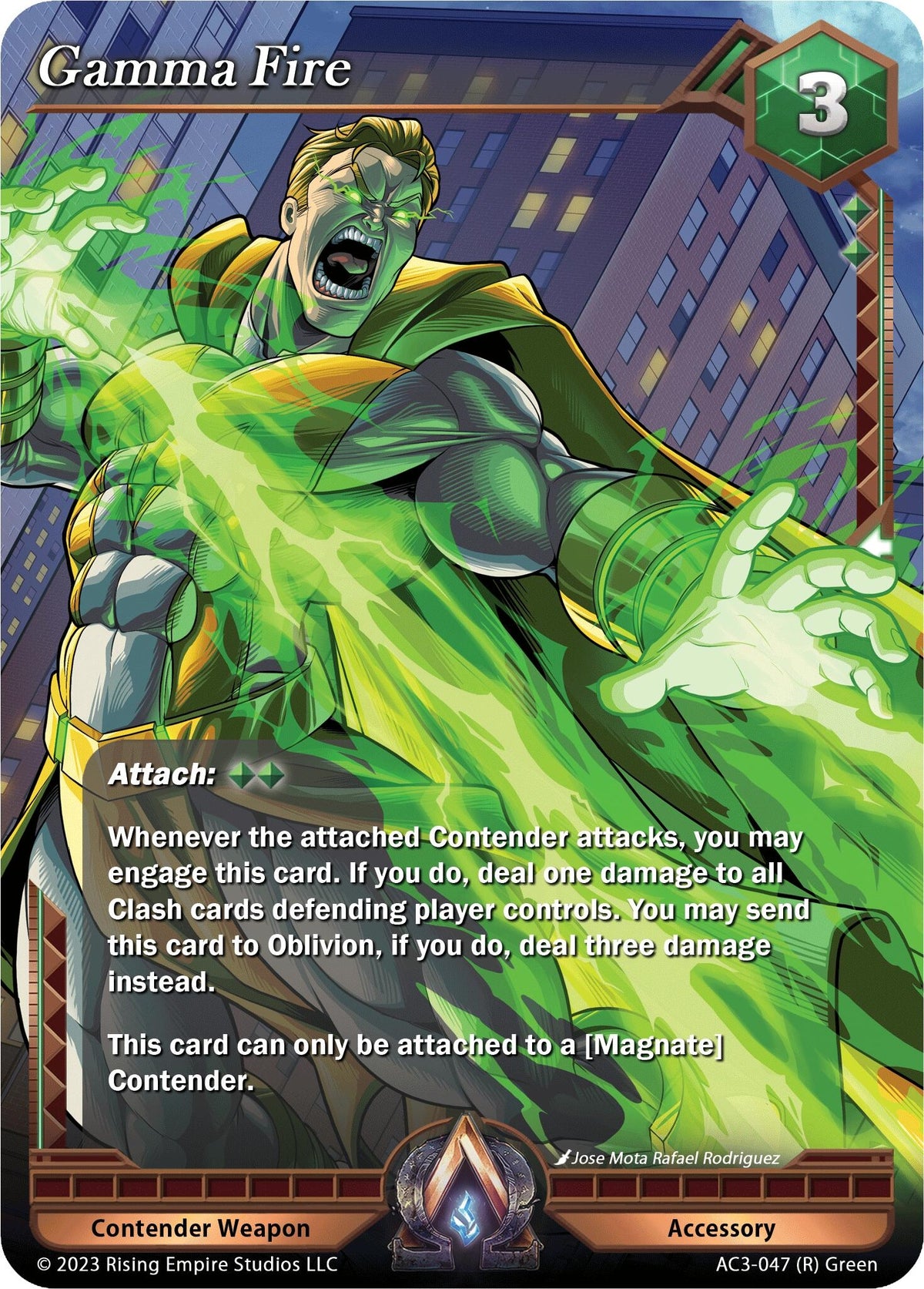 Image for Gamma Fire (AC3-047) (Unrivaled) - Alpha Clash
