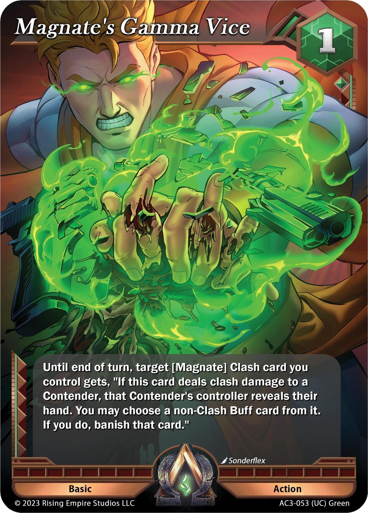Image for Magnate's Gamma Vice (AC3-053) (Unrivaled) - Alpha Clash