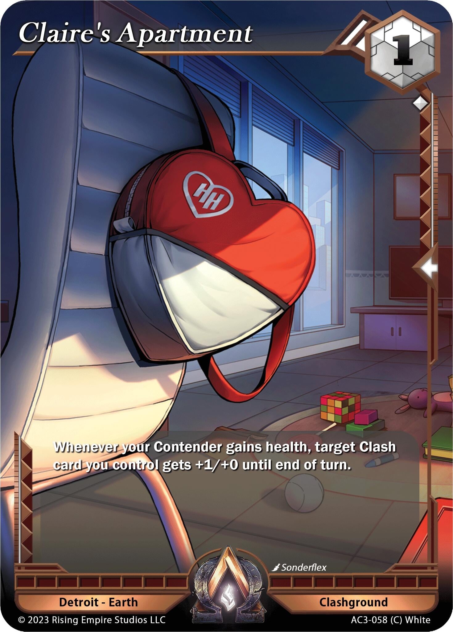 Image for Claire's Apartment (AC3-058) (Unrivaled) - Alpha Clash