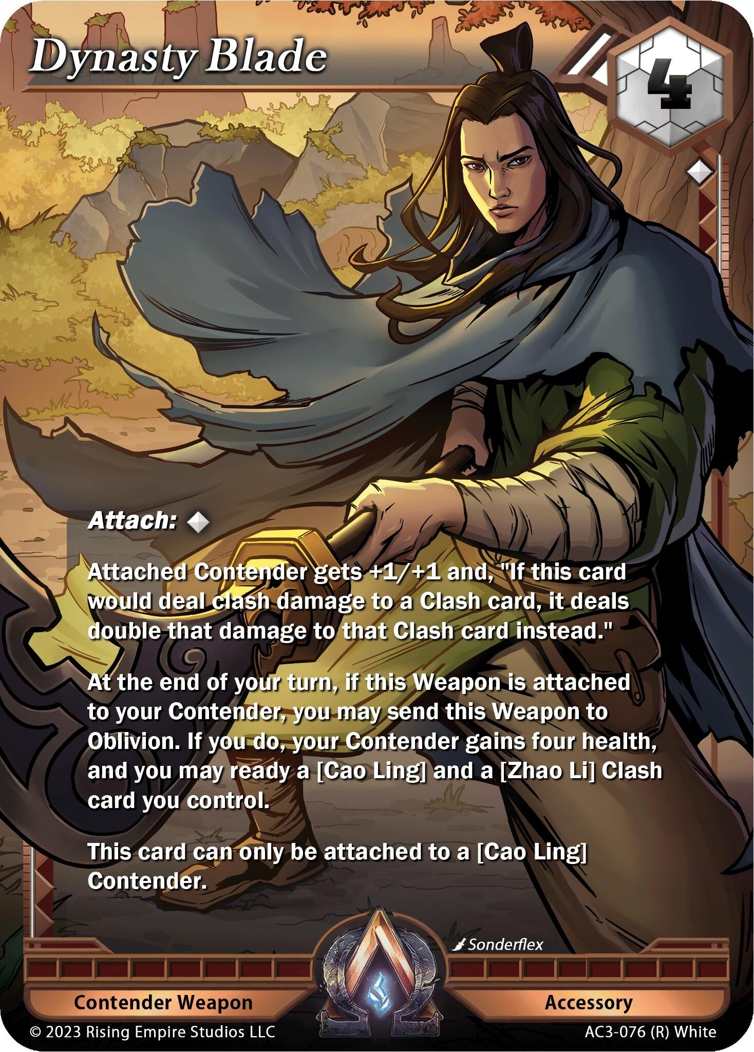 Image for Dynasty Blade (AC3-076) (Unrivaled) - Alpha Clash