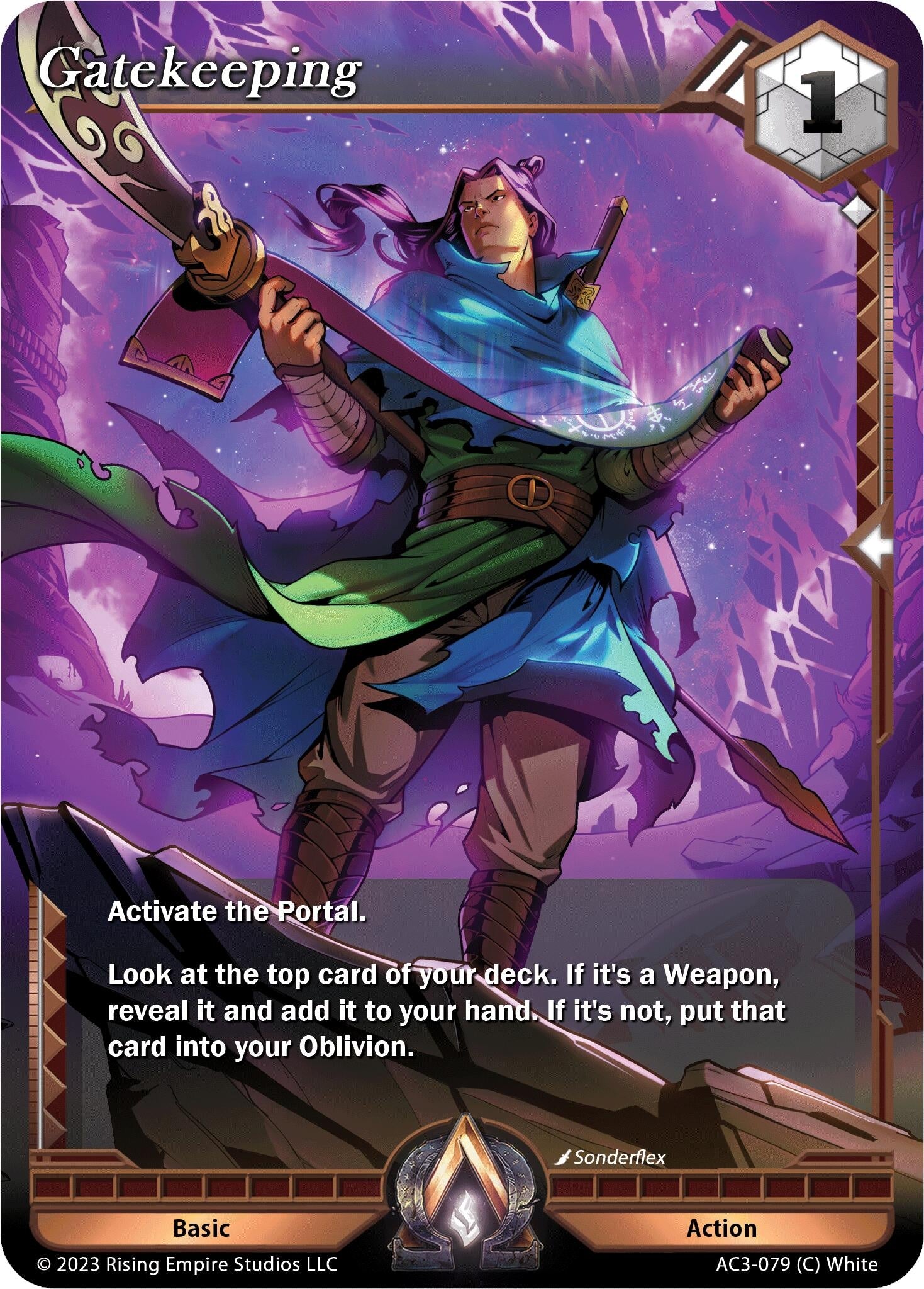 Image for Gatekeeping (AC3-079) (Unrivaled) - Alpha Clash