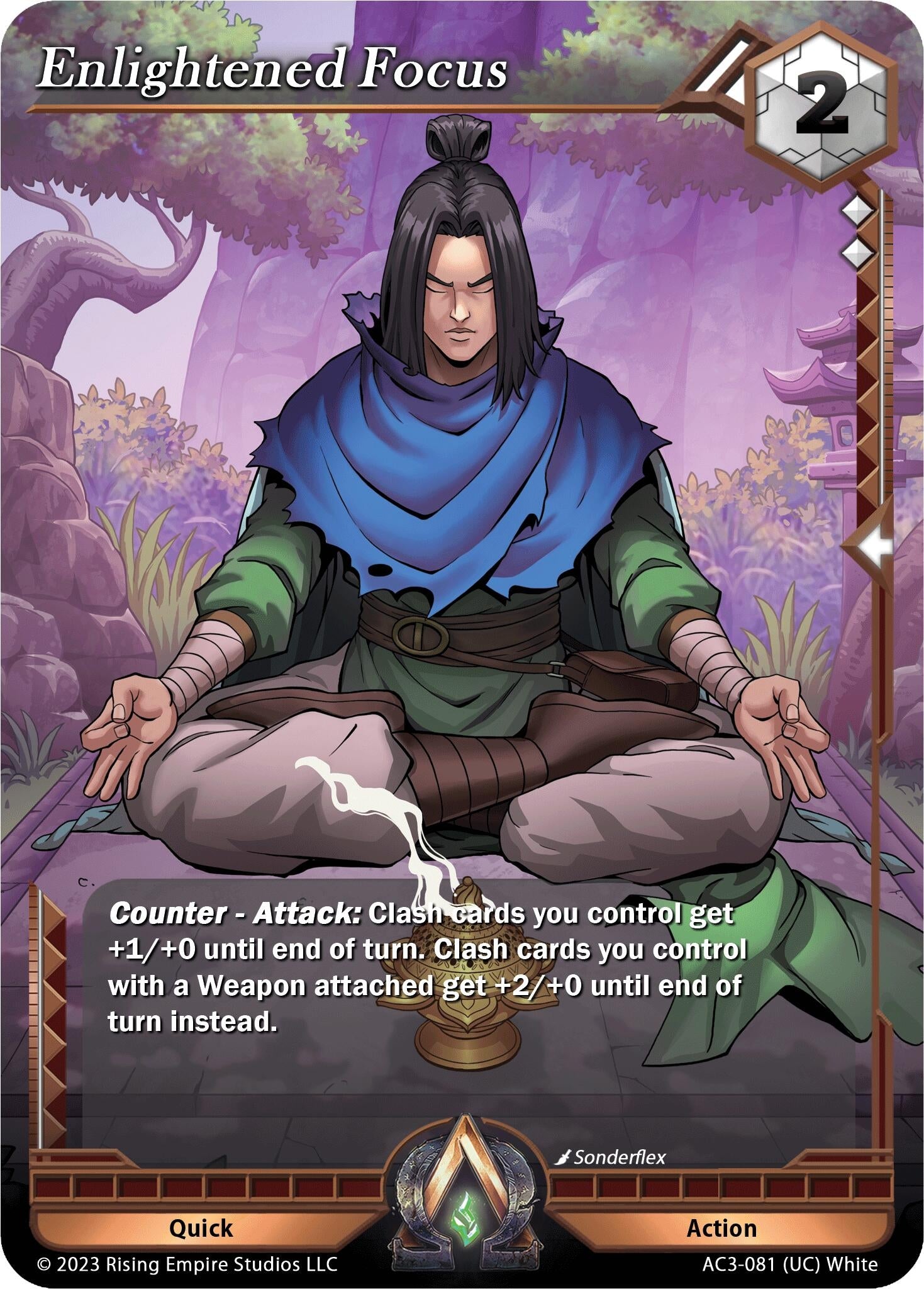 Image for Enlightened Focus (AC3-081) (Unrivaled) - Alpha Clash
