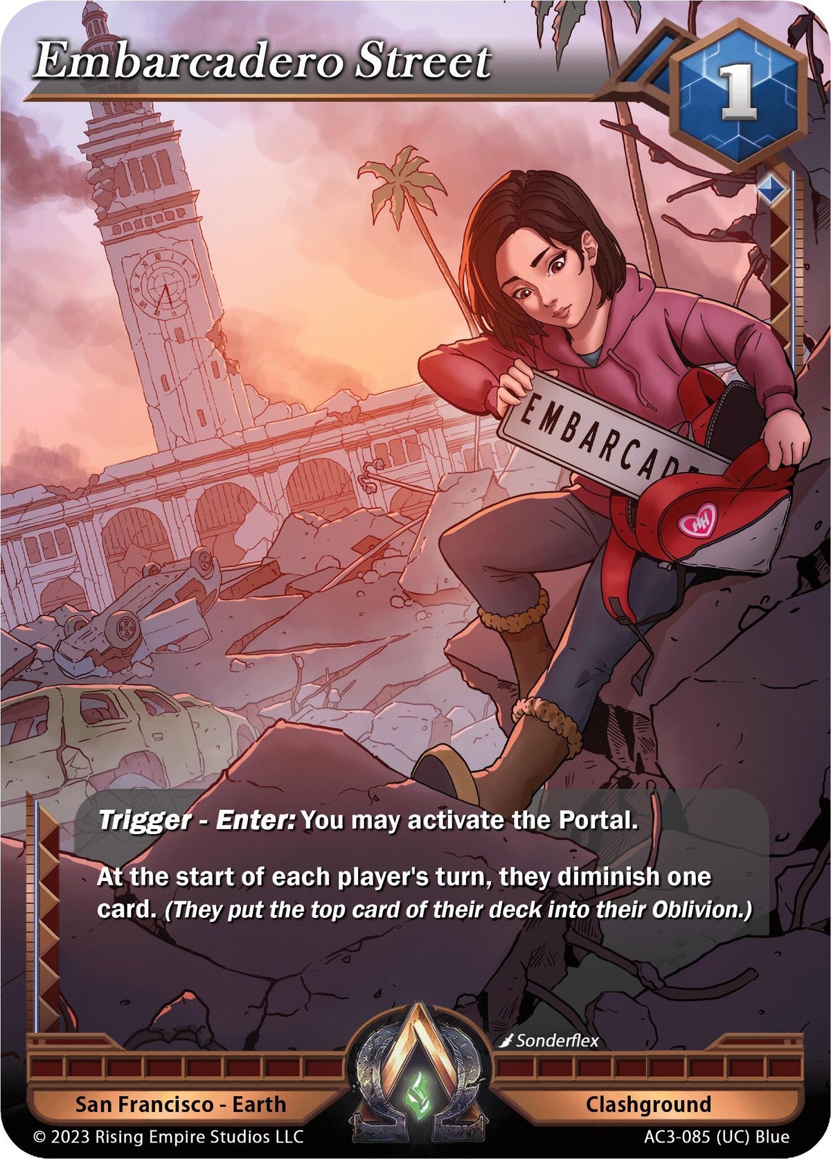 Image for Embarcadero Street (AC3-085) (Unrivaled) - Alpha Clash