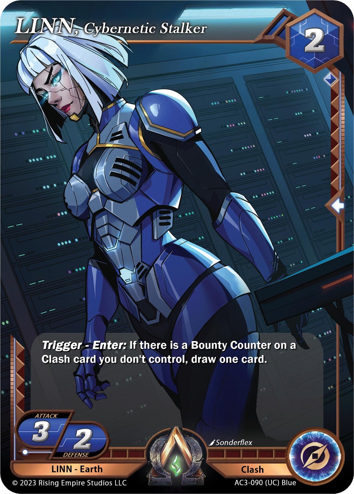 Image for LINN, Cybernetic Stalker (AC3-090) (Unrivaled) - Alpha Clash