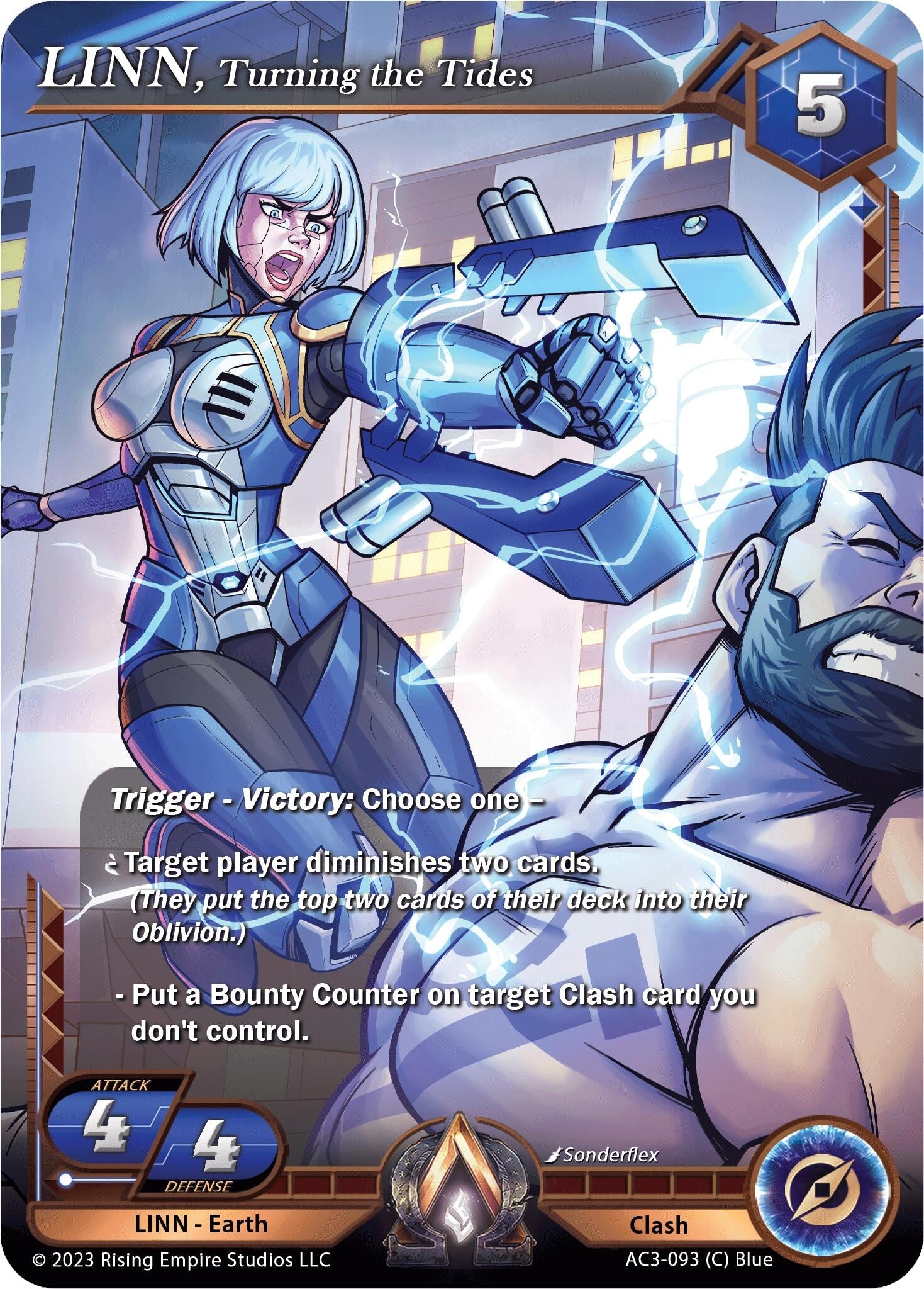 Image for LINN, Turning the Tides (AC3-093) (Unrivaled) - Alpha Clash
