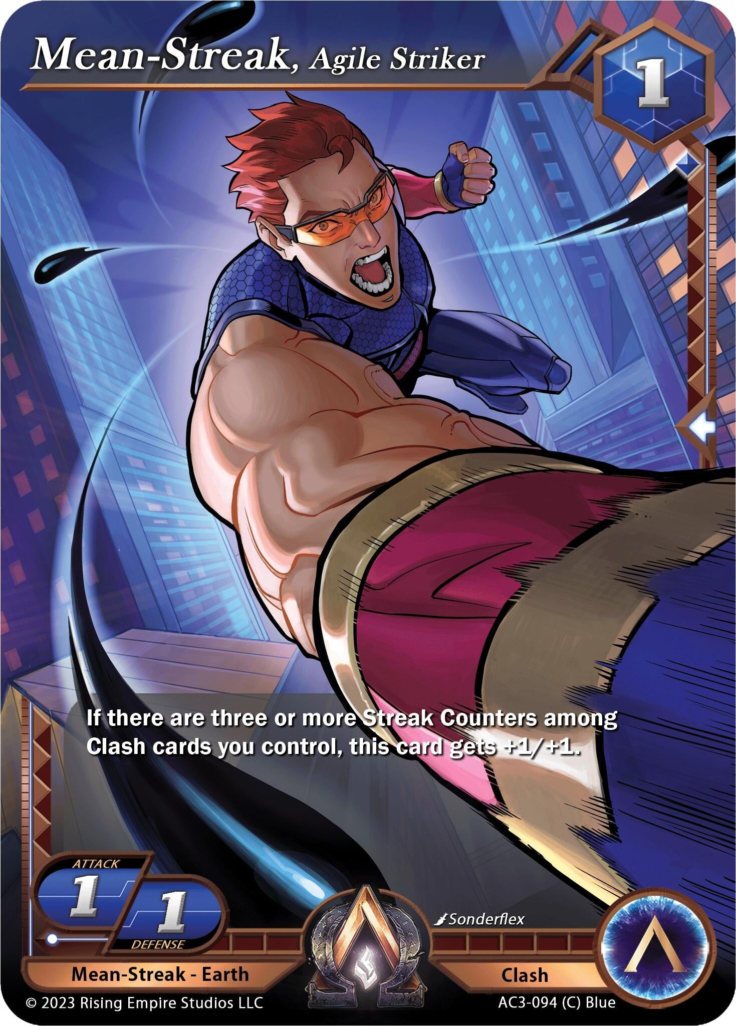 Image for Mean-Streak, Agile Striker (AC3-094) (Unrivaled) - Alpha Clash