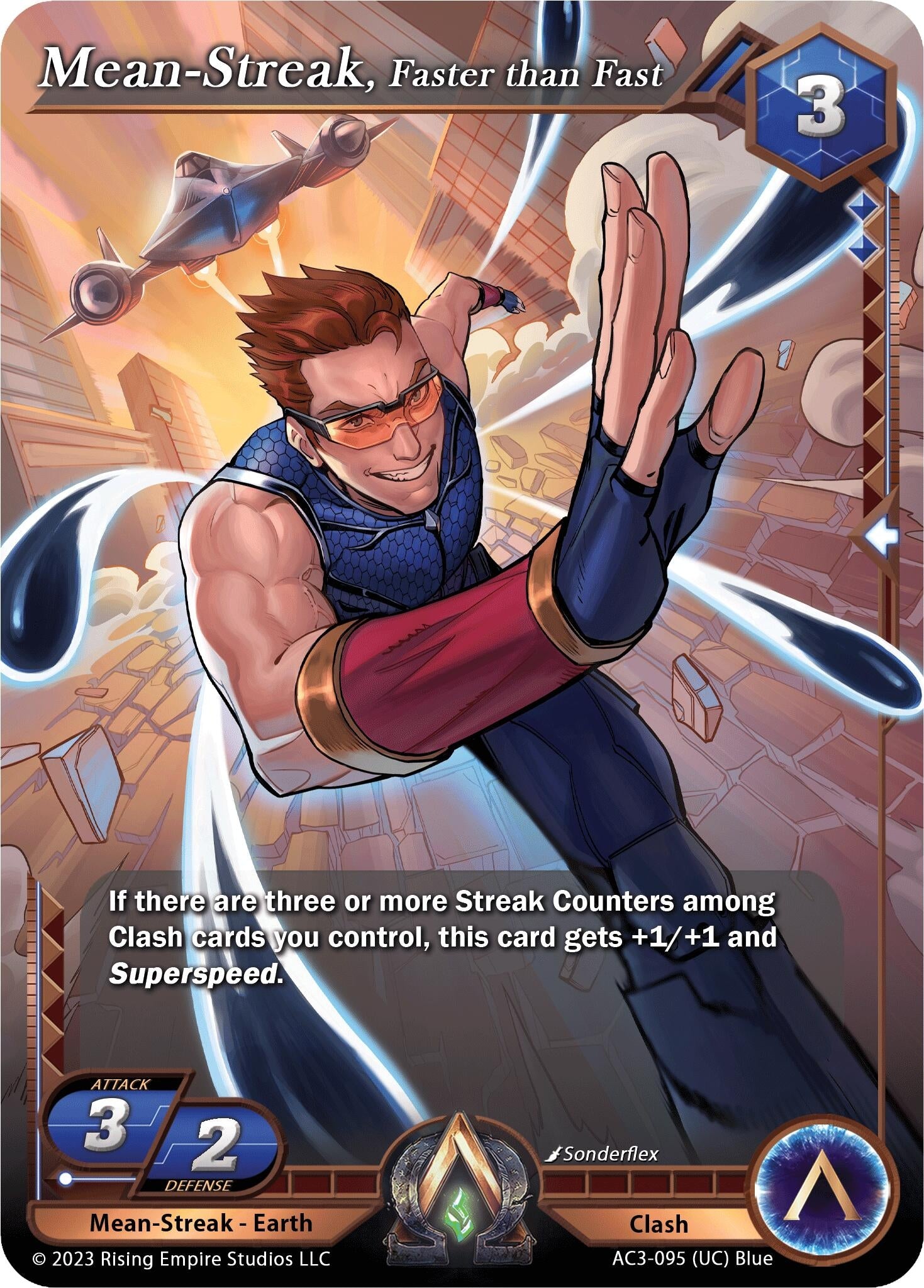 Image for Mean-Streak, Faster than Fast (AC3-095) (Unrivaled) - Alpha Clash