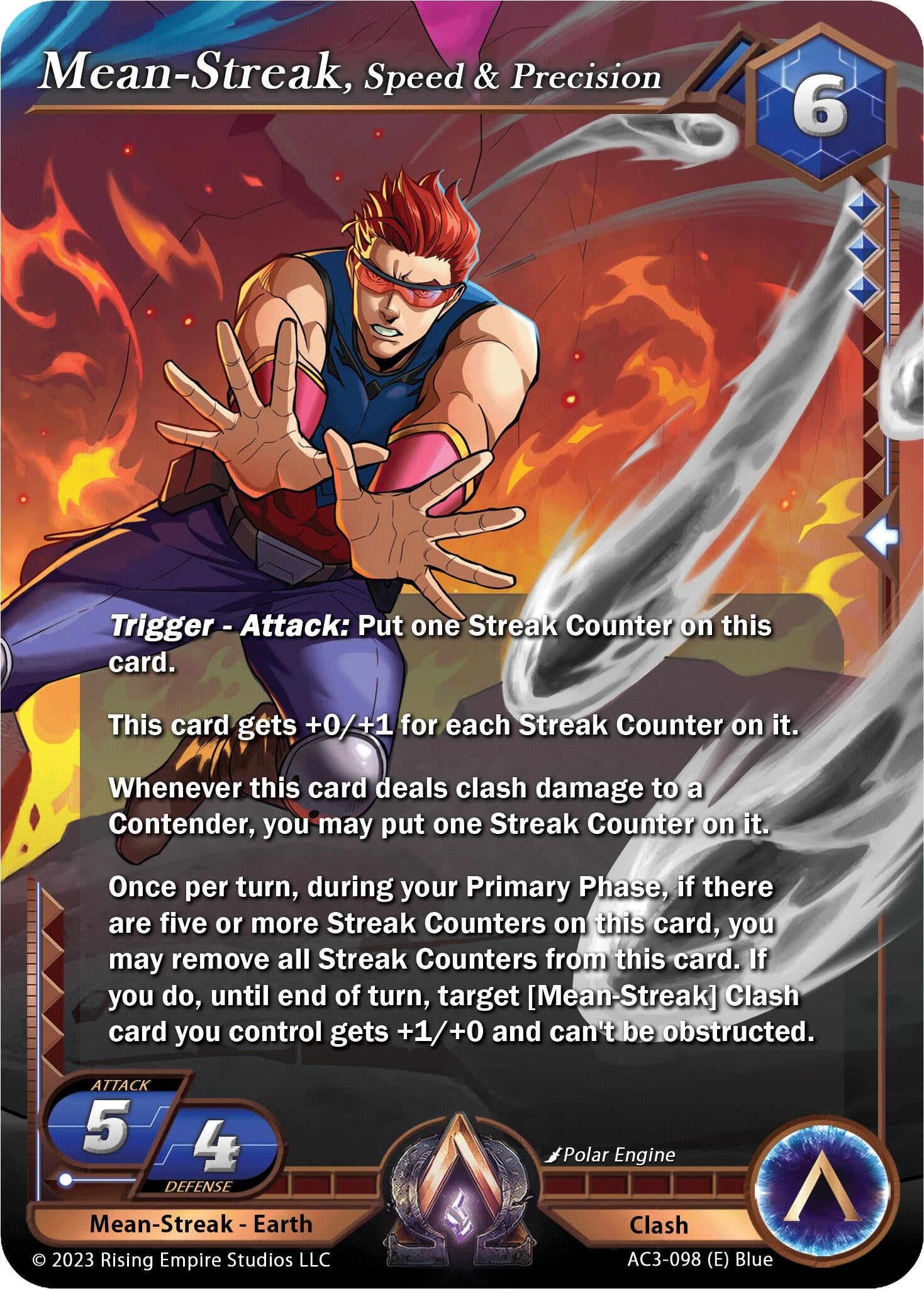 Image for Mean-Streak, Speed & Precision (AC3-098) (Unrivaled) - Alpha Clash