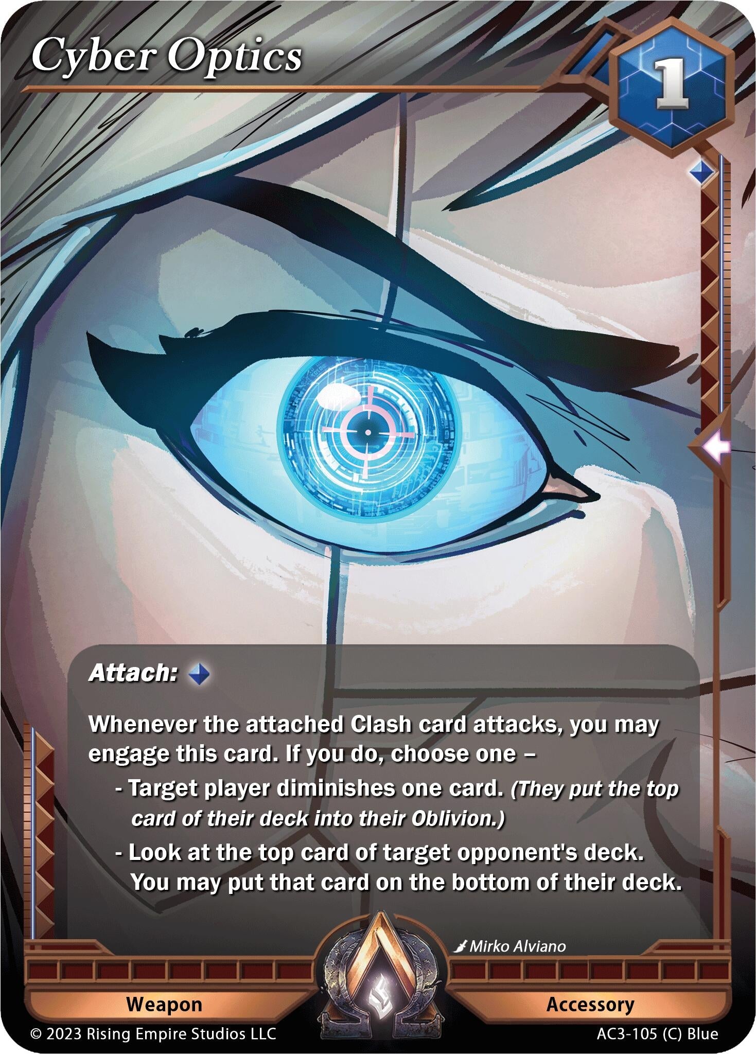 Image for Cyber Optics (AC3-105) (Unrivaled) - Alpha Clash