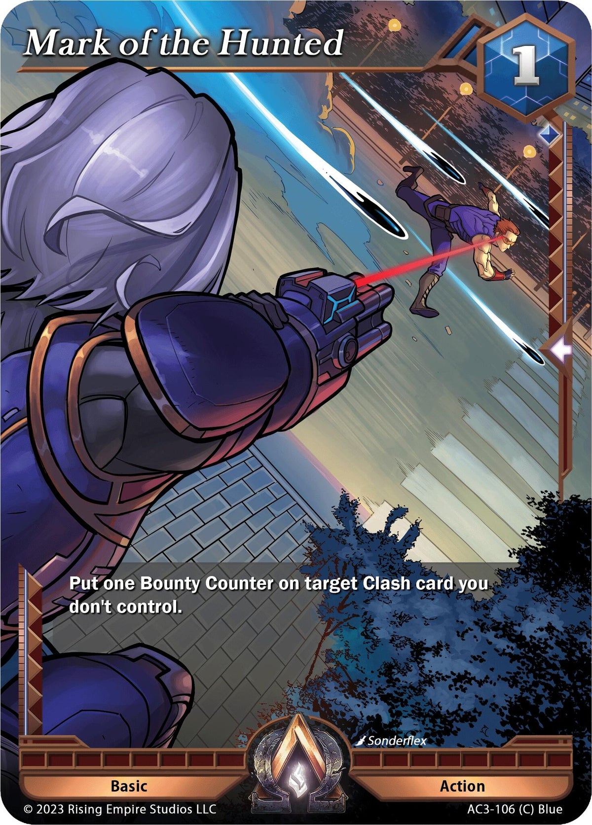 Image for Mark of the Hunted (AC3-106) (Unrivaled) - Alpha Clash