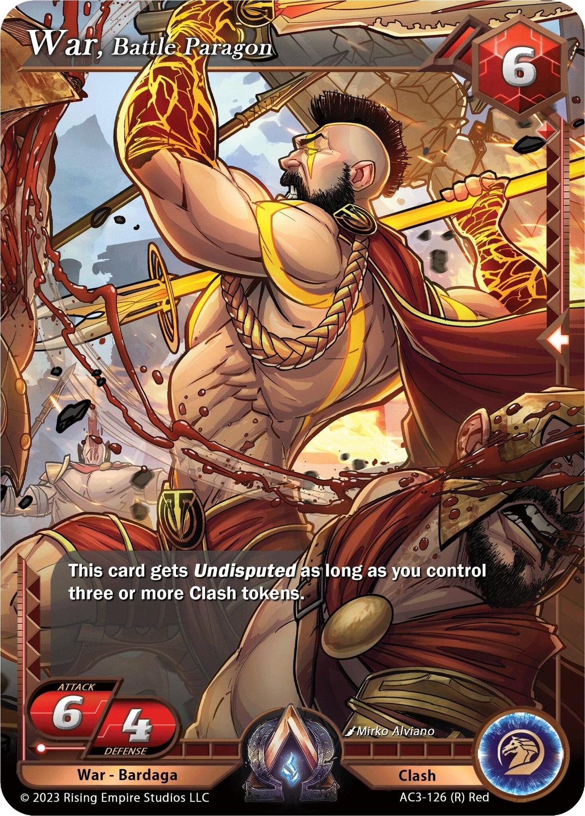 Image for War, Battle Paragon (AC3-126) (Unrivaled) - Alpha Clash
