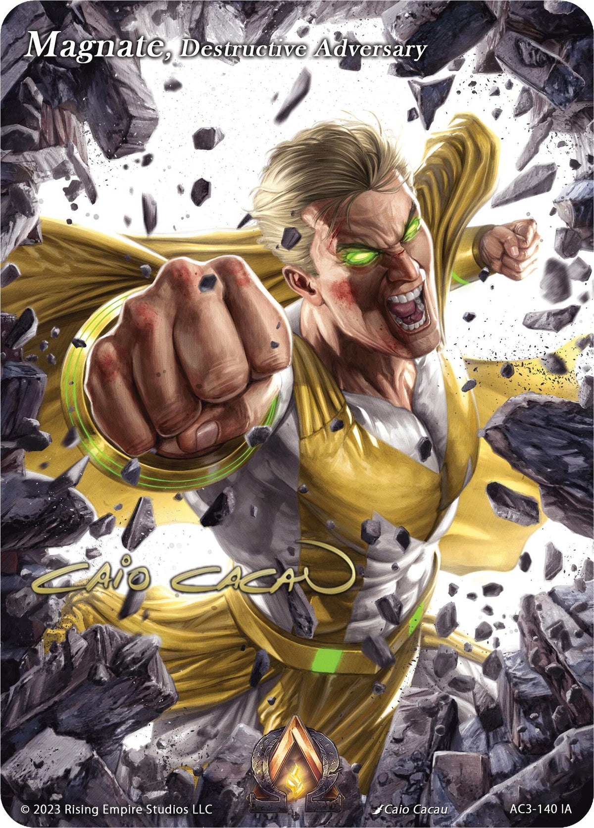 Image for Magnate, Destructive Adversary (Iconic Art) (AC3-140) (Unrivaled) - Alpha Clash