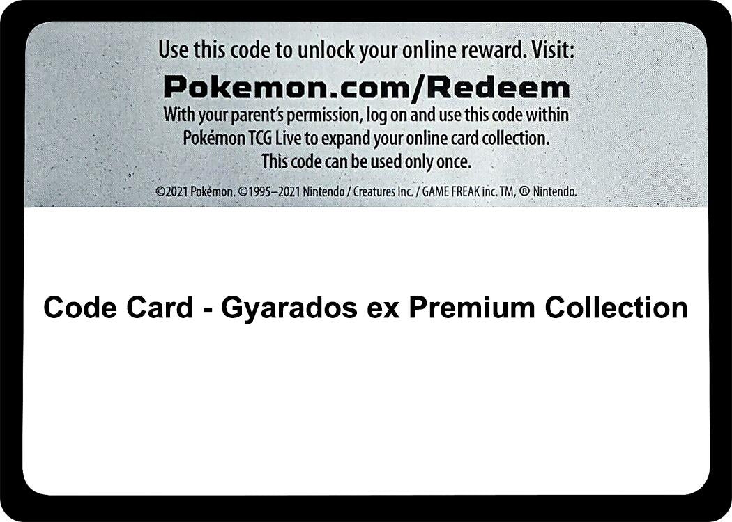 Image for Code Card - Gyarados ex Premium Collection (MCAP) - Pokemon