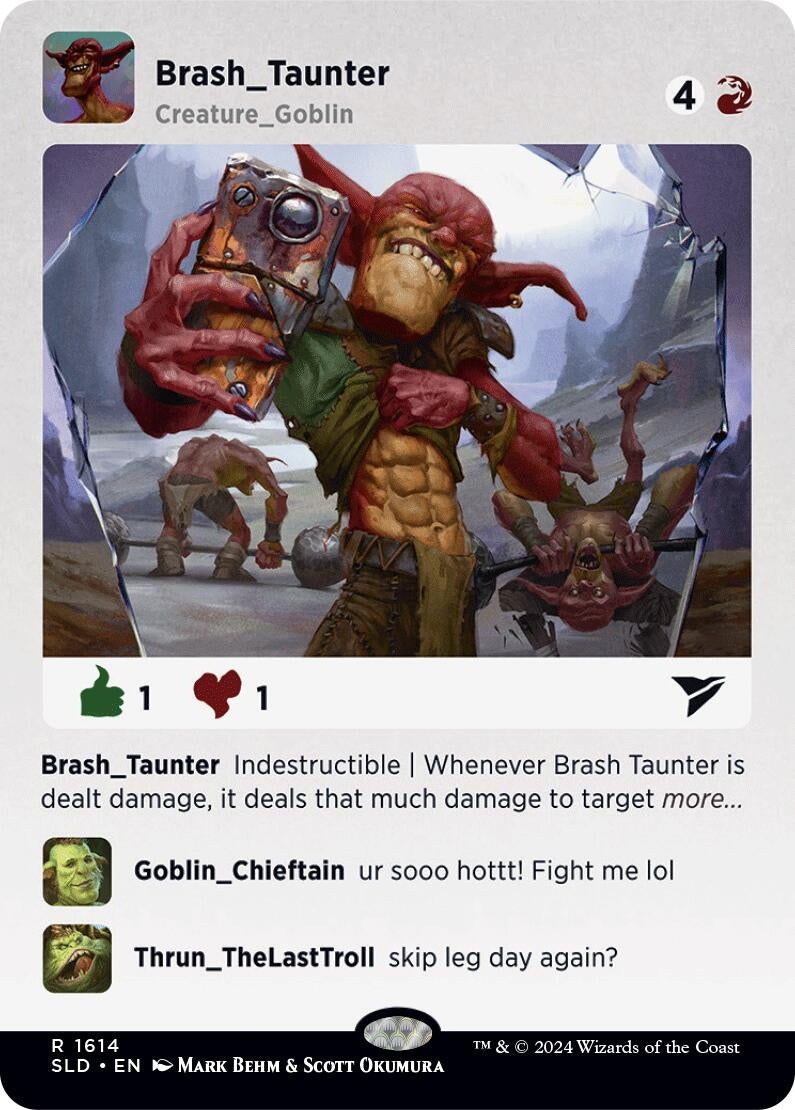 Image for Brash Taunter (1614) (Secret Lair Drop Series) - Magic: The Gathering