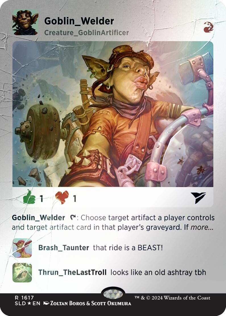 Image for Goblin Welder (Rainbow Foil) (1617) (Secret Lair Drop Series) - Magic: The Gathering