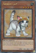 Image for Rescue Cat (Alternate Art) (Quarter Century Secret Rare) (RA02-EN001) (RA02) - YuGiOh
