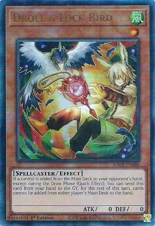 Droll & Lock Bird (Alternate Art) (PUR) (RA02-EN006) (RA02)