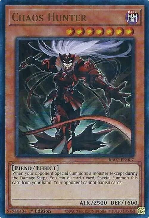 Image for Chaos Hunter (UR) (RA02-EN007) (RA02) - YuGiOh
