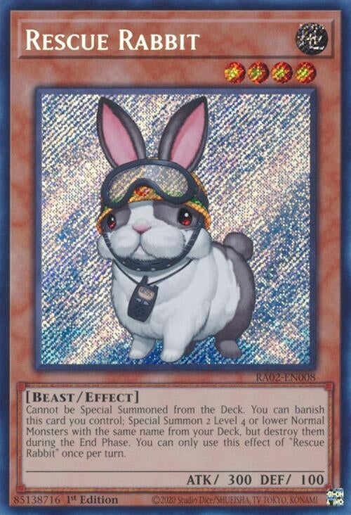 Image for Rescue Rabbit (Secret Rare) (RA02-EN008) (RA02) - YuGiOh