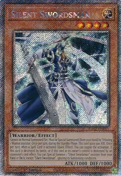 Silent Swordsman (Platinum Secret Rare) (RA02-EN011) (RA02)