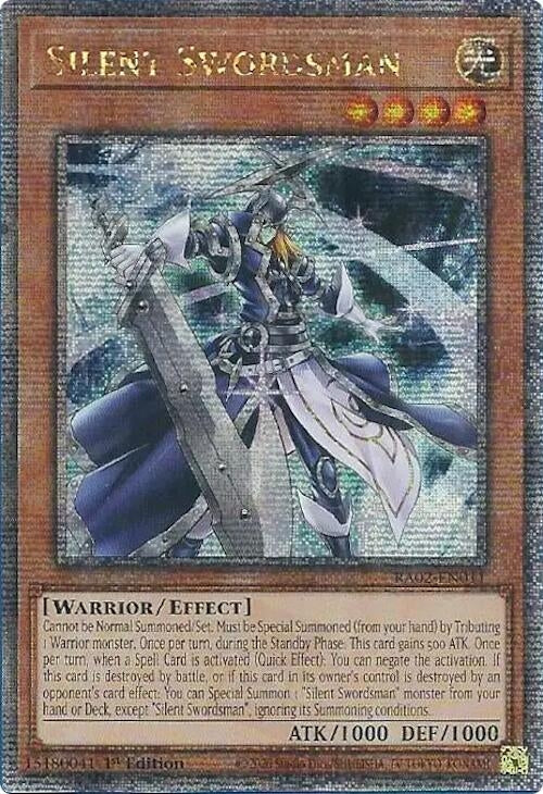 Image for Silent Swordsman (Quarter Century Secret Rare) (RA02-EN011) (RA02) - YuGiOh