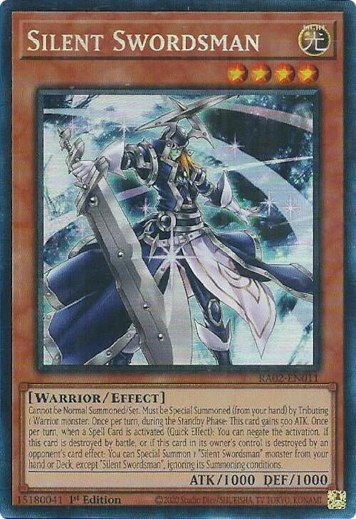 Image for Silent Swordsman (PCR) (RA02-EN011) (RA02) - YuGiOh