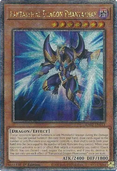 Image for Fantastical Dragon Phantazmay (Alternate Art) (Quarter Century Secret Rare) (RA02-EN013) (RA02) - YuGiOh