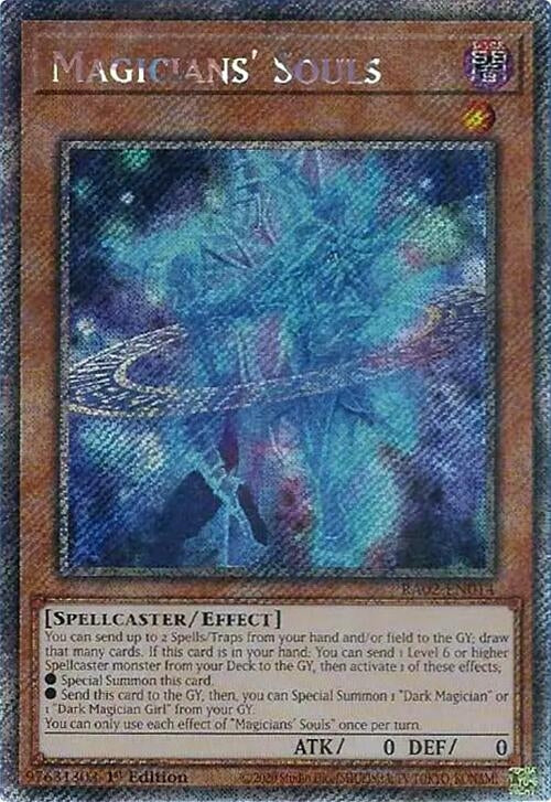 Magicians' Souls (Platinum Secret Rare) (RA02-EN014) (RA02)