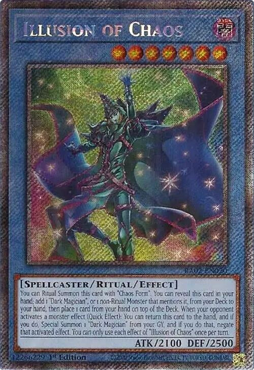 Illusion of Chaos (Platinum Secret Rare) (RA02-EN020) (RA02)
