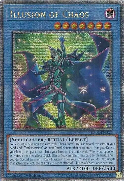 Image for Illusion of Chaos (Quarter Century Secret Rare) (RA02-EN020) (RA02) - YuGiOh