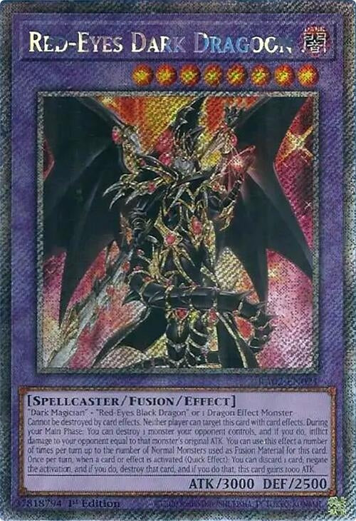 Red-Eyes Dark Dragoon (Platinum Secret Rare) (RA02-EN021) (RA02)