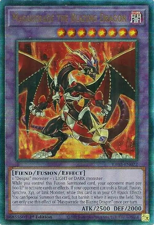 Masquerade the Blazing Dragon (PUR) (RA02-EN022) (RA02)
