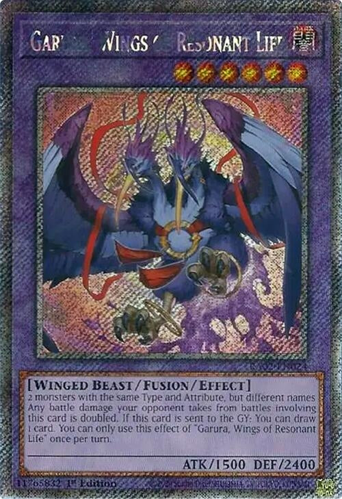 Garura, Wings of Resonant Life (Platinum Secret Rare) (RA02-EN024) (RA02)