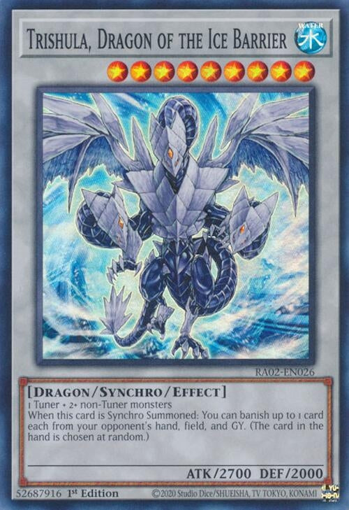 Image for Trishula, Dragon of the Ice Barrier (RA02-EN026) (RA02) - YuGiOh