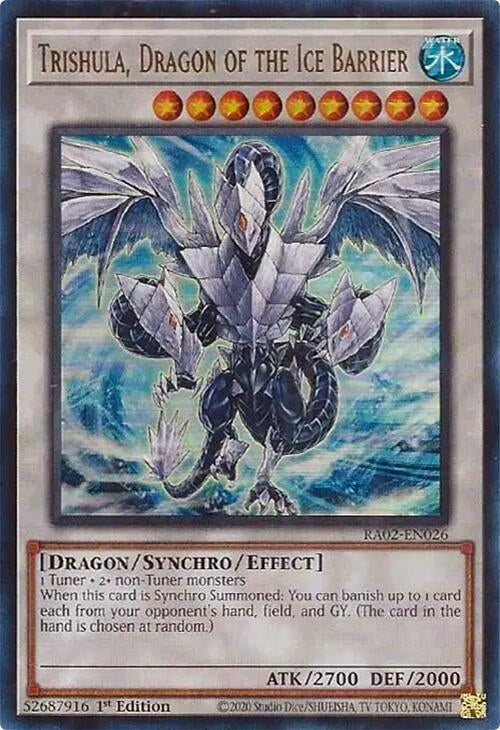 Image for Trishula, Dragon of the Ice Barrier (UR) (RA02-EN026) (RA02) - YuGiOh