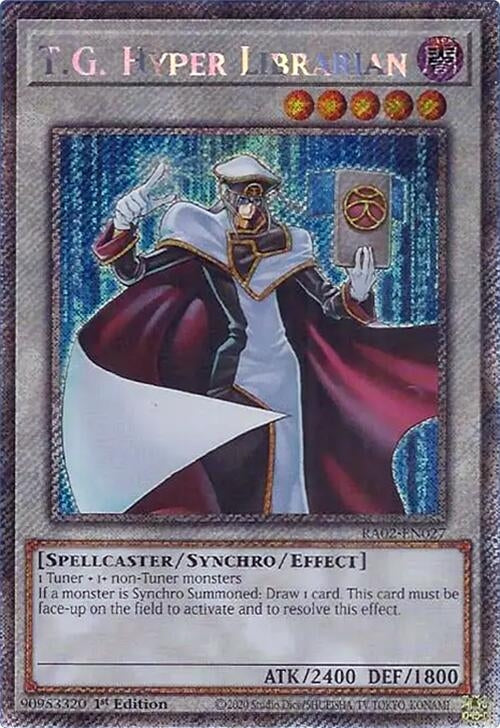 T.G. Hyper Librarian (Platinum Secret Rare) (RA02-EN027) (RA02)