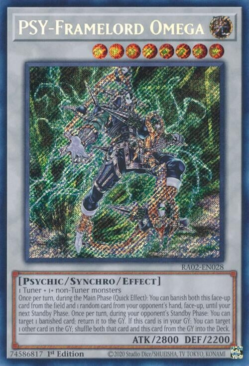Image for PSY-Framelord Omega (Secret Rare) (RA02-EN028) (RA02) - YuGiOh