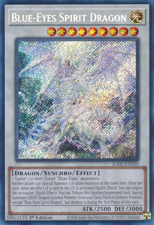 Image for Blue-Eyes Spirit Dragon (Secret Rare) (RA02-EN030) (RA02) - YuGiOh
